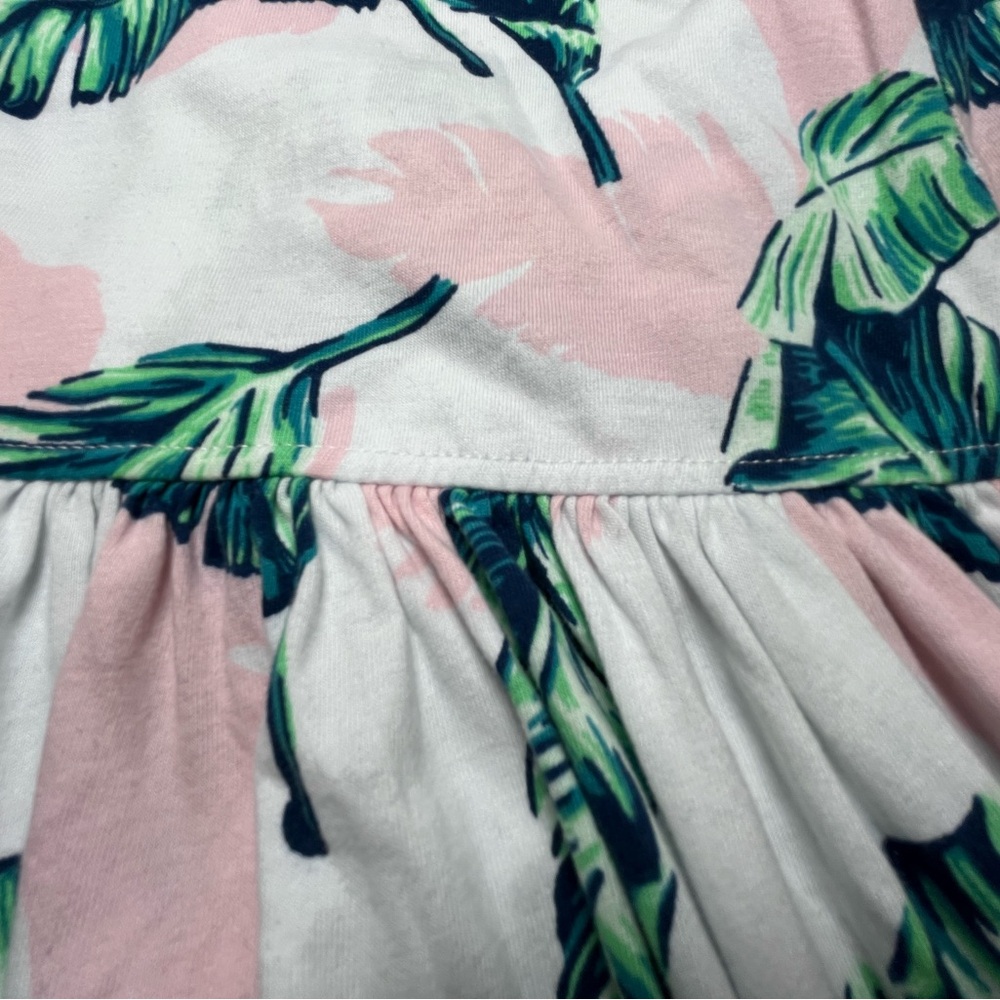 PETITE PLUME 100% Pima Cotton Jersey Knit St.Tropez Palms Serene Nightgown/Dress - Picture 12 of 16